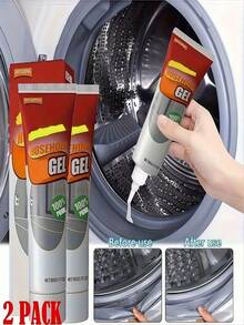 JAYSUING Bộ 2 chai gel vệ sinh gia dụng, dùng để làm sạch vết bẩn trên gioăng tủ lạnh và máy giặt, gel khử trùng đa năng, thích hợp cho bồn rửa, bồn tắm, bồn cầu, làm sạch vết bẩn trong phòng tắm/nhà bếp, dùng để loại bỏ các vết bẩn cứng đầu trên gioăng bồn tắm/Phiên bản nâng cấp hoàn toàn mới/Phiên bản mới/Phiên bản nâng cấp/Giao hàng ngẫu nhiên/Bao bì bên ngoài được nâng cấp hoàn toàn, hiệu quả vẫn như cũ, sử dụng an tâm. - Nhiều màu - Xem 9