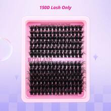 RITALASH 260Pcs 5 Nature Styles Lash Clusters Kit, 150D/ 200D/ Spike+150D/ 60D/ 80D Eyelash Clusters Extensions With Everything You Need For Beginners And Proficient, Beayty At Home Easily - Black - View 12