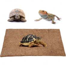 Alfombra de fibra de coco para reptiles, alfombrilla inferior para reptiles, revestimiento para ropa de cama, alfombra de escalada para lagartos de tortuga, jaula para terrarios, almohadilla para el s,39838716 - Multicolor - Ver 1