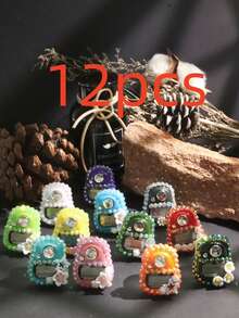 1pc/6pcs/8pcs/12pcs 2026 Spring Ramadan | Mini Floral & Rhinestone Finger Tally Counter, Middle Eastern Ramadan Prayer Counting Tool - Multicolor - View 12