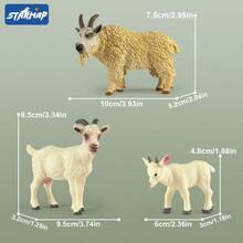 [Certified For Children] Forest Animals Figurines Woodland Animals Model Kit, Miniature Realistic Plastic Wild Forest Animals For Cake Toppers, Birthday Party Favors, Cupcake Toppers, And Kids Birthday Gifts - Multicolor - View 63