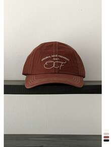 1pc Soft Crown Letter Embroidery Baseball Cap, Retro American Style Embroidered Letter Unisex Baseball Hat, Versatile Casual Adjustable Snapback Cap For Spring/Summer - 1997 Open Line - View 9