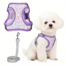 Anti-Escape Reflective Breathable Pet Chest Harness, Suitable For Medium & Small Pets - Purple - View 8
