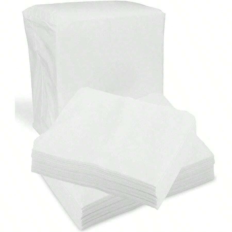 Disposable Dry Wipes, 50 Pack - Ultra Soft Non - Moistened Cleansing Cloths Adults, Incontinence, Care, Face Makeup Removal - 9.5x 13.5 - Hospital Grade, Durable - By - 50 - View 1