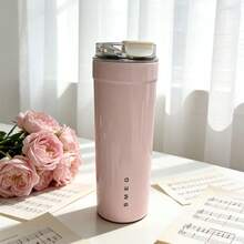 550ML Stainless Steel Large Capacity Coffee Cup, High-Quality Vacuum Insulated Travel Mug, Leak-Proof Handle, Thermal Cooling Cup For Office, Beverages - Multicolor - View 6