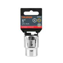 2-Piece Kit - 1" Socket, 6 Points, 3/4" Drive, Truper - Silver - View 2