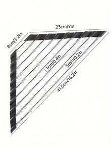 1pc Foldable Triangular Dish Rack - Space-Saving Corner Sink Organizer - Dish Drying Rack With Drainage Function For Small Kitchen, RV And Dorm - Multicolor - View 13