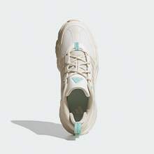 Adidas Spring/Summer Breathable Mesh Comfortable Casual Chunky Sneakers, Unisex Running Shoes JH7237 - Milky White / Jade White / Blue - View 4