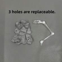 1 Set Rock Model Movable Figure Stand, Sturdy Support, Assembly Action Figure Display Base, Doll Model Stand Compatible With HG, RG, SD, SHF And Various Figures - 1 Set Of Gray Simulated Rock Model Support - View 6