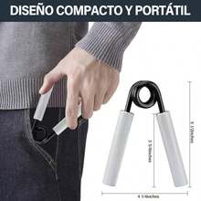 Fortalecedor de Agarre de Mano, Juego de 6 Hand Gripper Ejercitador de Mano, Set Juego de Empuaduras de Mano Para Principiantes y Profesionales, Forearm Exerciser para El Hogar, Gimnasio y Oficina - como se muestra en la figura - Ver 7