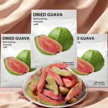 BE&CHEERY 3 Packs Of Dried Guava Fruit, 5.3 Ounces/1.76 Ounces Per Bag, With A Moderate Sour And Sweet Taste, Thick Flesh, And Full Chewiness. This Is A Casual Snack Made From Dried Fruits, Suitable For Office Afternoon Tea, Valentine's Day Gifts, Drama Snacks, After-School Snacks, Picnics, And Party Snacks. It Is Also A Must-Have Hot Selling Snack For Valentine's Day/Christmas/New Year And Halloween. - 150g - View 7
