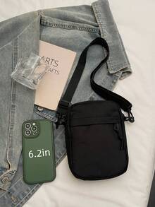 Cartoon Embroidered Backpack, Large Capacity Nylon Student Bookbag, Adjustable Shoulder Straps, Multi-Compartment Zipper Design, Lightweight & Foldable, Classic Cartoon Pattern, Durable & Practical, Suitable For School, Commute, Travel , Valentines Gifts - Multicolor - View 5