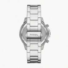 Fossil Men's Stainless Steel Quartz Watch With Leather Strap