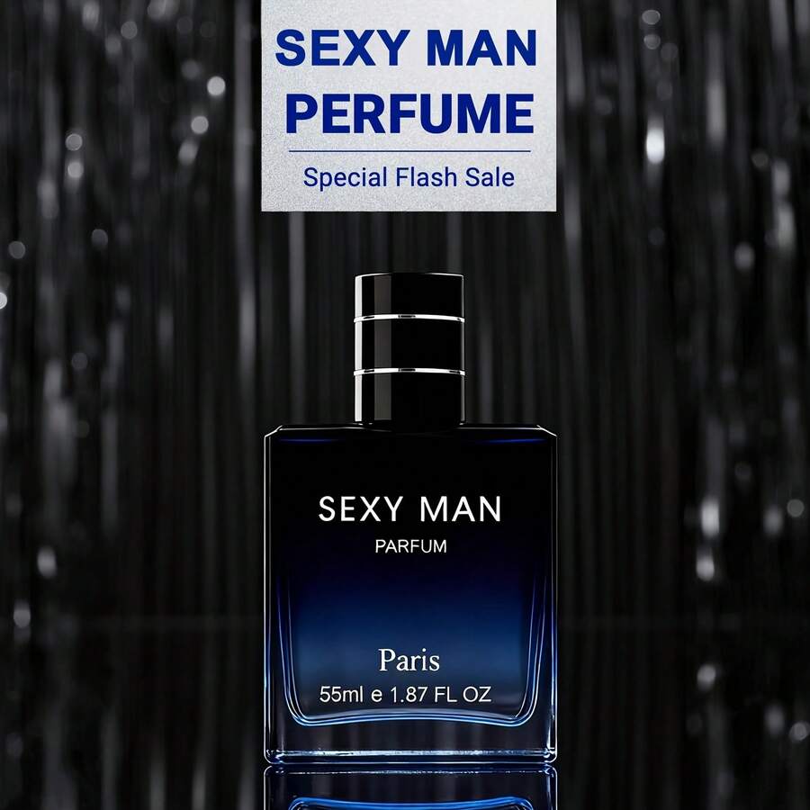 1.87oz Luxury Men's Perfume Spray Cologne - Long-Lasting Citrus Scent With Lemon Eau De Toilette, -Based Formula, Christmas Gift For Him, Daily Wear & Special Occasions Suitable For Men - 清新男士古龍水(1.87盎司) - 查看 1