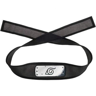 CYPNNaruto - Diadema Ligera con Escudo Konohagakure de Konoha Placa Frontal de Piel sintéticaFashion