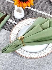 6/10/12/24/50pcs Sage Green Cloth Napkins Dinner Napkins Bulk 14*14/17*17/20*20 Inch Washable 100% Polyester Fabric Cloth Table Napkins With Stitched Edges Ideal For Hotel Restaurant, Holiday Parties Wedding - Sage Green - View 4