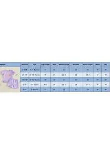 Toddler Baby Girl Clothes Summer Short Sleeve Starfish Conch Seashell T-Shirt Ruffle Plaid Shorts Outfits 6M-4T - Màu tím - Xem 8