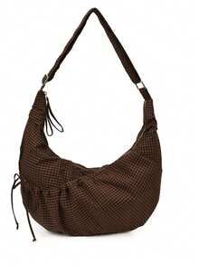 1pc Women's Nylon Shoulder Bag/Handbag/Tote Bag, With Adjustable Shoulder Strap, Scratch-Resistant And Durable, Can Hold Passport, Cash, ID, Credit Cards, Lightweight, Suitable For Commuting/Travel, Fashionable Color Block Design. - Multicolor - View 10