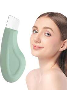 1PCS Nose & Face Blackhead Remover Tools Portable Tarvel Skin Care Essentials Deep Cleansing Silicon Non-Electric Professional Pore Cleaning Spatula Can Be Used With Mud Cream & Cleansing Oil Gentle Mild And Facial Scraper Gifts For Men And Women Skin Health Beauty Accessories - 彩色 - 查看 1