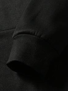 2026Disney Men's Hoodie-Men's M-Pattern Pullover, Loose Hoodie Sweater In Front Pocket, Suitable For Casual Wear, Birthday Gifts For Disney Fans, Travel Clothes, Playful Design, Comfortable Fabrics, Fan Clothes, Movie Lovers, Home Clothes, Durable Materials, Printed Sweatshirts, Men. - Black - View 4