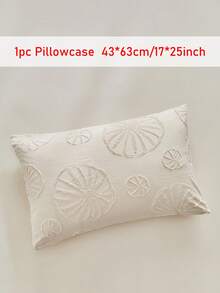 半件装卡其色波西米亚风簇绒纹理枕套，复古田园风树叶图案枕套，适用于卧室、客厅，波西米亚家居装饰，柔软透气，可机洗，四季皆宜，不含枕芯 - 卡其色 - 查看 9