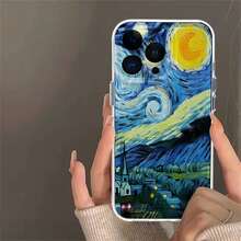 Impresión artística impresionista de Noche Estrellada. Esta elegante funda es compatible con los modelos  16, 15, 14 Pro Max, 13, 12, 11, XR y XS Plus. Fabricada en silicona TPU, ofrece protección contra golpes y caídas, además de una sensación superior. Es un regalo ideal para familiares, amigos y seres queridos, y una opción perfecta para Navidad.fundas para ,accesorios para celular,fundas para celular,funda  13,fundas ,fundas para  13,funda  16,funda  17 pro max, 17 pro max,funda  15,funda  17,funda ,fundas para  16,fundas  15,funda  14,fundas  17 pro max,protector para ,fundas  11,fundas  12,funda  17 pro,fundas  13,,case  17 pro max,fundas para  11,fundas para  12 - transparente - Ver 5