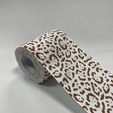 豹纹客用厕纸 动物图案一次性客用手巾 浴室鸡尾酒晚宴装饰纸巾 适用于圣诞派对 新娘送礼会 婴儿派对 婚礼 餐厅（深棕色） - 棕色 - 查看 1