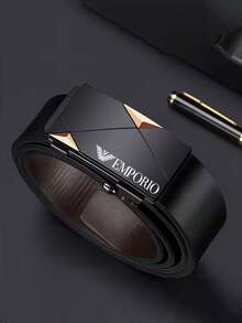 1条！PU仿皮腰带，几何金属扣，高端品质，男友礼物 - 彩色 - 查看 15