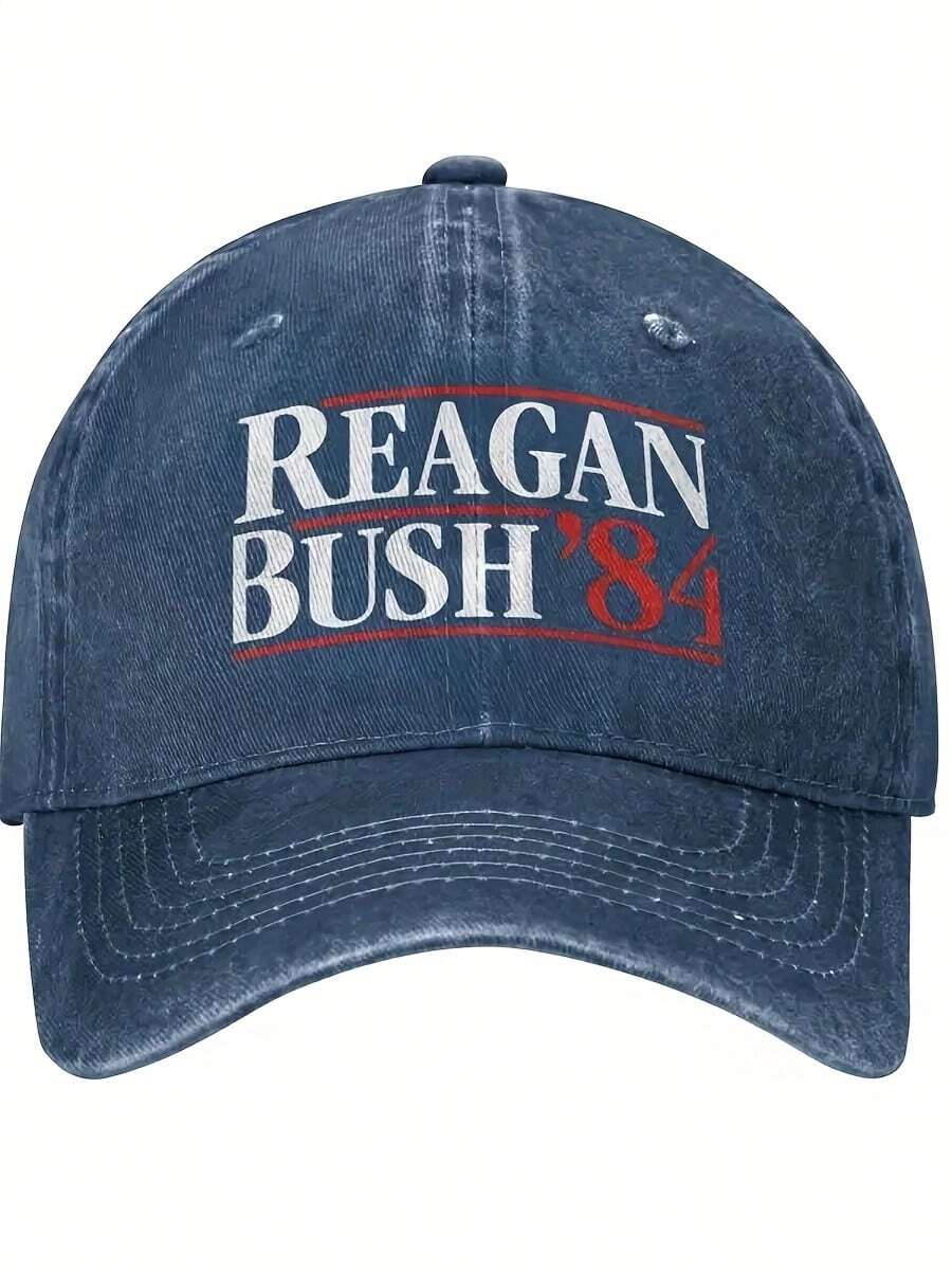 Reagan Bush 1984 Prints Unisex Baseball Cap Outdoor Casual Sports Baseball Hats - Color 3 - View 1