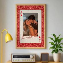 1pc Customized Photo Canvas Print - Personalized Canvas Wall Art For Bedroom, Music Room, Living Room, Wedding, Pets, Family, Love, Couples, Friends, Waterproof And Mildew-Proof, Ideal Gift For Loved Ones - Multicolor - View 2