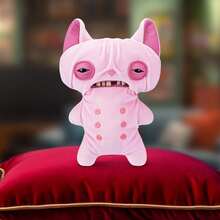 Spin Master 巷猫系列玩偶，9英寸滑稽丑陋怪兽毛绒软玩偶，包括皱巴巴的臭臭猫/汪汪叫的臭臭猫/图弗的臭臭猫/大眼猫/刺皮特/臭脸，古怪又可爱的猫咪爱好者收藏玩偶 - 皺紋麥臭鬼 - 查看 8