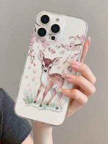 1 pieza Funda protectora de lente con diseño de ciervo compatible con Samsung, Nothing, Pixel, INFINIX, Apple, Xiaomi Redmi - Multicolor - Ver 8