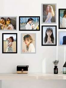 Magnetic Photo Album Photo Display Box Certificate Photo Album Business License Commemorative Photo Magnetic Wall Photo Frame Magnetic Suction Frame Punching-Free And Injury-Free Wall Magnetic Photo Protection Frame - Multicolor - View 7