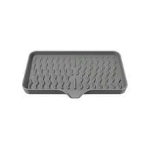 1pc Silicone Soap Dish, Wave Pattern Sloped Drainage Design For Easy Water Drainage, Suitable For Kitchen And Bathroom, Silicone Soap Dish Countertop Organizer, Sponge Holder, Cup Tray - Multicolor - View 11