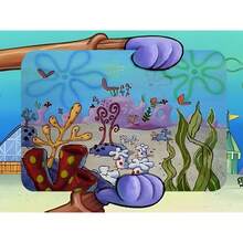 Diatom Mud Floor Mat, Made Of High-Quality Diatom Mud And Tech Fabric, With An Ultra-Soft Surface That Can Absorb Water To The Maximum Extent. Print 1.9.137 - Black - View 3