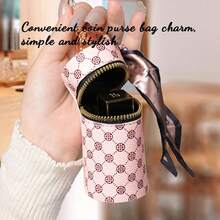 1 Set Custom Women's Coin Purse Gift Box, Includes Pendant, Earphone Case, Lipstick Case, Mini Keychain Pouch, Retro Bucket Lipstick Bag, Compact Travel Organizer, Cosmetics Storage, Jewelry Box, Zipper Closure, Perfect Valentine's Day Gift - Multicolor - View 7