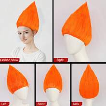 Fashion Short Straight Synthetic Wig, Colors Include Red, Pink, Green, Purple, Orange, Blue, Yellow, Gray, Silver, Suitable For Holiday Fashion Looks, Adjustable Pixie Doll Wig, Fit For Women And Men Anime Cosplay, Soft Colors Suitable For St. Patrick's Day, Fit For All Ages, One Size Fits All (Production Batches May Vary In Hairstyle Fixation, Please Be Cautious When Taking Photos) - Multicolor - View 22