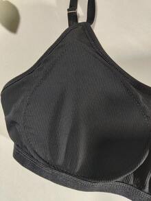 女士性感黑色吊带背心，简约性感美人鱼黑色带垫吊带背心，可内搭/外穿，华丽露背带垫吊带背心，修身休闲无袖打底衫 - 黑色 - 查看 10