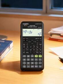 Casio 卡西欧科学功能计算器，适用于中小学生考试 - 黑色 - 查看 4