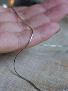 1pc Minimalist Elegant Silver Snake Bone Chain Necklace, Unisex Stainless Steel Delicate Choker Necklace, Versatile Simple Chain