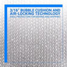 Bubble Cushioning Wrap Rolls 3/16" X 12" X 15' Ft Total Perforated Every 12" For Packaging Shipping Mailing - Clear - View 2