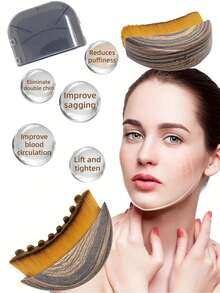 Lymphatic Contouring Facial & Body Massage Brush Set Lymphatic Drainage Massage Brushes Ideal For Facial And Jawline Contouring Ergonomic Design Conforms To Skin Contours Reduces Puffiness And Relieves Fatigue - Multicolor - View 4