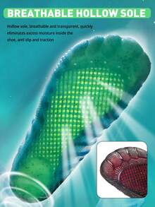 TOLLN 1 Pair Men's Breathable Non-Slip Soft Sole Fitness Gym Treadmill Training Shoes - Black - View 9