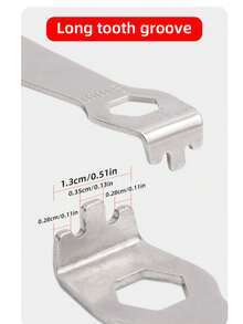 VXM Mountain Bike & Road Bike Chainring Wrench Tool, Cassette Lockring Remover, Chainring Bolt Screwdriver - Multicolor - View 4