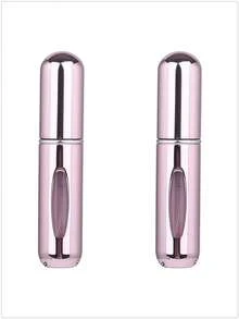 1个/2个/3个/4个/5个装 5毫升便携式迷你香水可填充喷雾瓶，配有香水泵头，适合旅行和户外使用