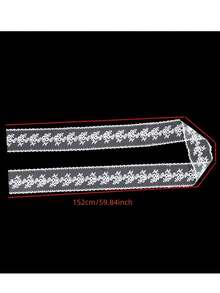 1PC Lace Ribbon Scarf Belt Fancy Long Lace Scarf Belts For Women Waist Belts For Jeans Floral Bow Waistband Tie Belt Women's Streetwear Accessories