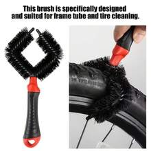 Bicycle Tire Special Cleaning Brush, Road Bicycle Chain Cleaning Brush, Scrubbing Tire Brush Cleaning Tool - Multicolor - View 2
