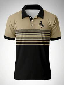 男士商务休闲短袖Polo衫 - 彩色 - 查看 2