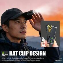 1 Đèn pin đội đầu LED sạc lại được - Siêu sáng, nhiều chế độ chiếu sáng, có nam châm, đèn đội đầu có thể điều chỉnh, thích hợp cho hoạt động ngoài trời, cắm trại, làm quà tặng. - Nhiều màu - Xem 10