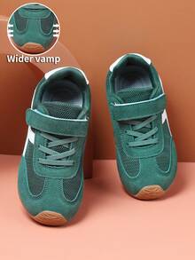 儿童运动鞋，轻便透气男女童宽头休闲运动鞋 - 綠色 - 查看 3